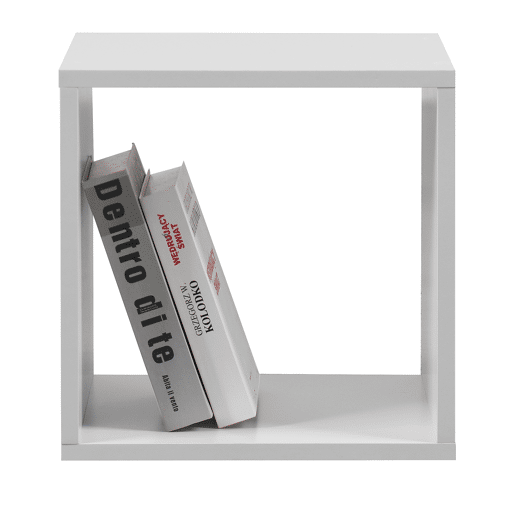 Estante quadrada cor branco CUBOX