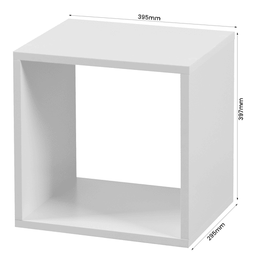Estante quadrada cor branco CUBOX