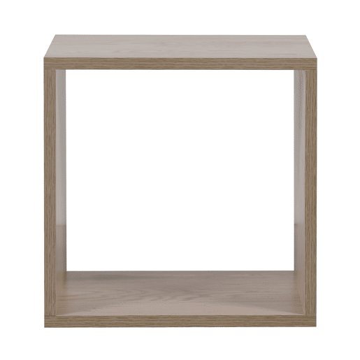 Estante quadrada cor carvalho CUBOX