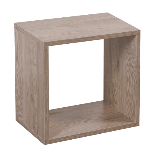 Estante quadrada cor carvalho CUBOX