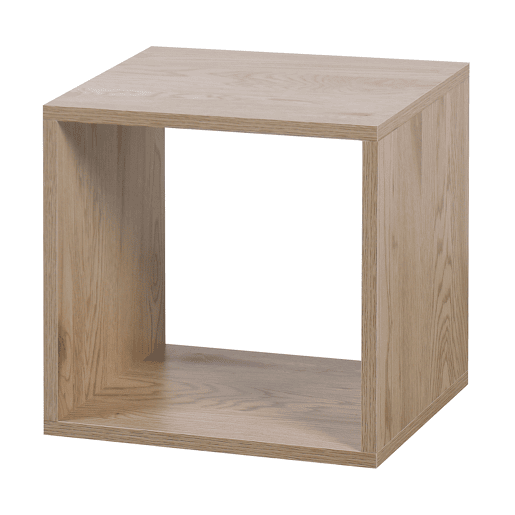 Estante quadrada cor carvalho CUBOX