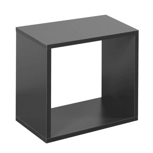Estante quadrada cor cinza escuro CUBOX