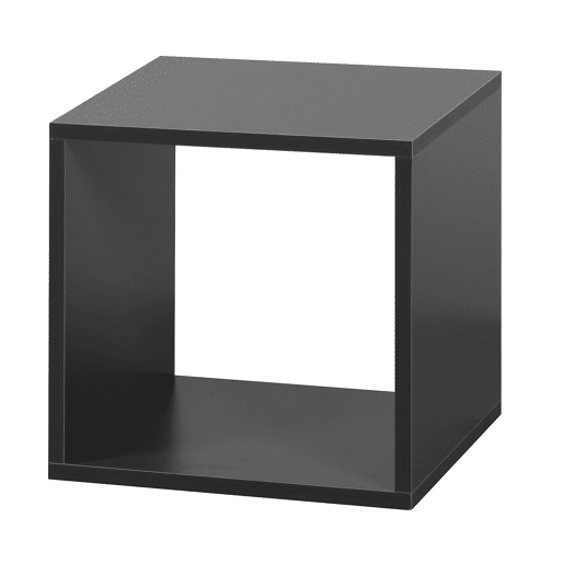 Estante quadrada cor cinza escuro CUBOX
