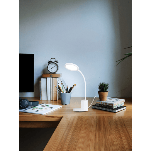 Candeeiro de secretária led REHAMNA 55x15x15cm branco marca EGLO