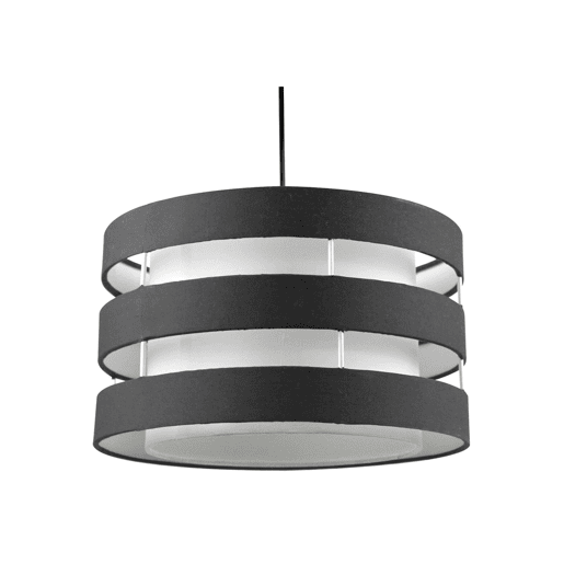 Candeeiro de teto FERRET II 50cm preto marca CONFORAMA