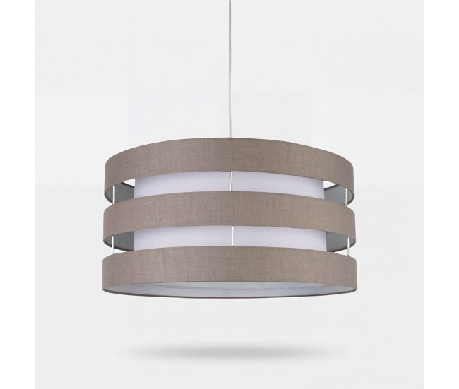Lámpara de techo ferret ii 50cm taupe marca conforama - conforama
