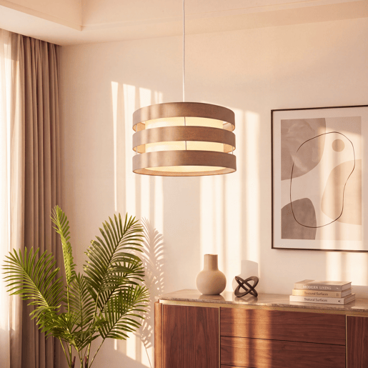 Candeeiro de teto FERRET II 50cm taupe marca CONFORAMA