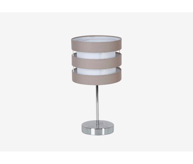 Lámpara de sobremesa ferret ii 34cm taupe marca conforama - conforama