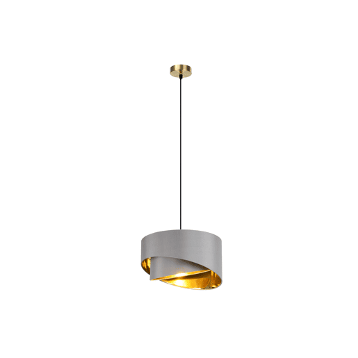 Candeeiro de teto HAKURA II 40cm cinza marca CONFORAMA