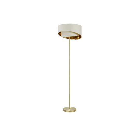 Candeeiro de pé HAKURA II 151cm bege e dourado marca CONFORAMA