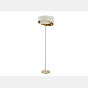 Candeeiro de pé HAKURA II 151cm bege e dourado marca CONFORAMA