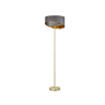 Candeeiro de pé HAKURA II 151cm cinza e dourado marca CONFORAMA