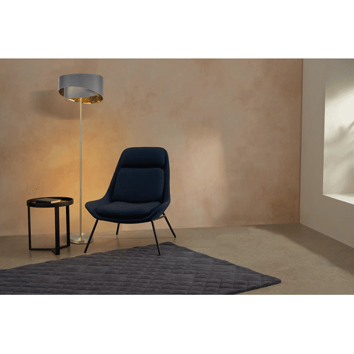 Candeeiro de pé HAKURA II 151cm cinza e dourado marca CONFORAMA Candeeiro de pé HAKURA II 151cm cinza e dourado marca CONFORAMA