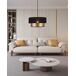 Lámpara de techo HAYATO II 40cm negro y oro marca CONFORAMA Lámpara de techo HAYATO II 40cm negro y oro marca CONFORAMA Negro