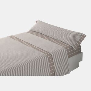 Conjunto de lençóis CASABLANCA polycotton 150cm bege