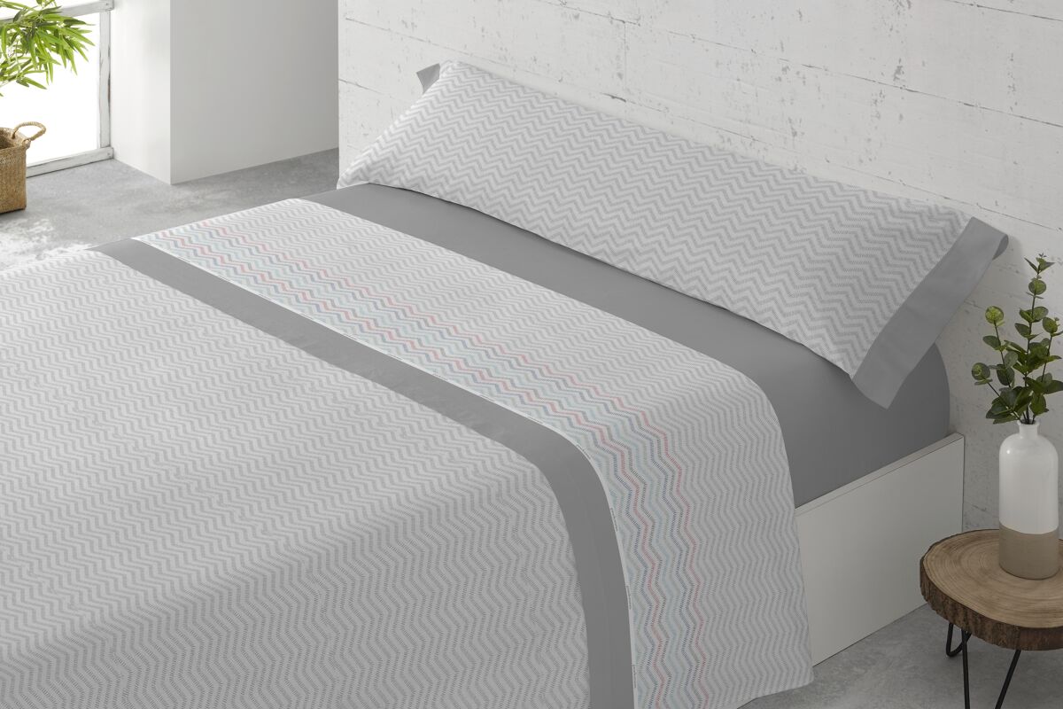 Juego sábanas ARGOS polycotton gris