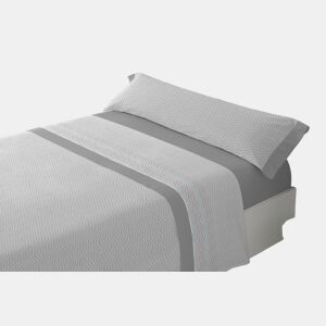 Conjunto de lençóis ARGOS polycotton 180cm cinza