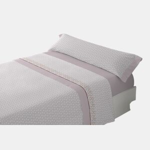 Conjunto de lençóis SUDAN polycotton 90cm rosa