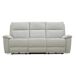 Sofá 3 plazas 2 asientos relax manuales ARON color gris claro Sofá 3 plazas 2 asientos relax manuales ARON color gris claro Gris Claro
