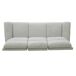 Sofá 3 plazas 2 asientos relax manuales ARON color gris claro Sofá 3 plazas 2 asientos relax manuales ARON color gris claro Gris Claro