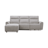 Chaise longue relax eletrico TOBY esquerda 4 lugares cinza