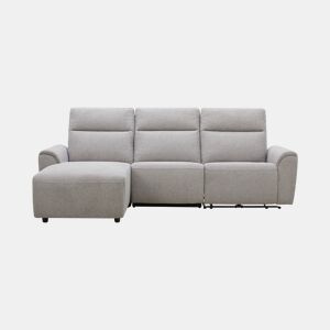 Chaise longue relax eletrico TOBY esquerda 4 lugares cinza