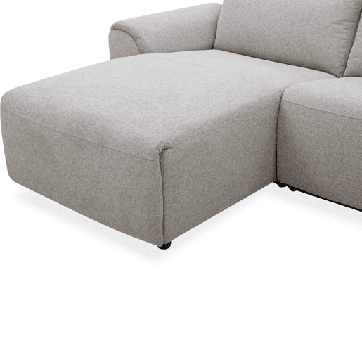 Chaise longue relax eletrico TOBY esquerda 4 lugares cinza Chaise longue relax eletrico TOBY esquerda 4 lugares cinza