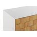 Aparador CHESS 3 puertas blanco y natural Aparador CHESS 3 puertas blanco y natural Blanco