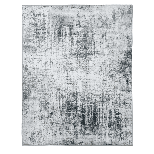 Tapete SOFT poliéster lavável 120x170cm cinzento
