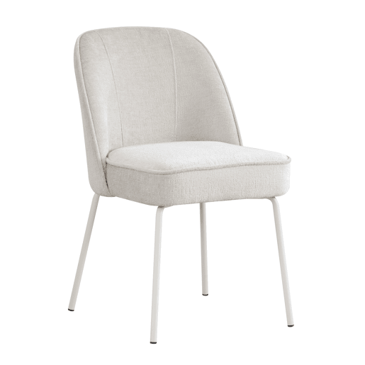 Conjunto de 2 cadeiras LAUREN cor bege