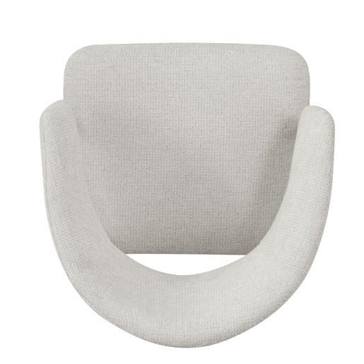 Conjunto de 4 cadeiras GLORIA cor bege
