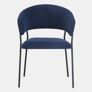 Conjunto de 4 cadeiras GLORIA cor azul