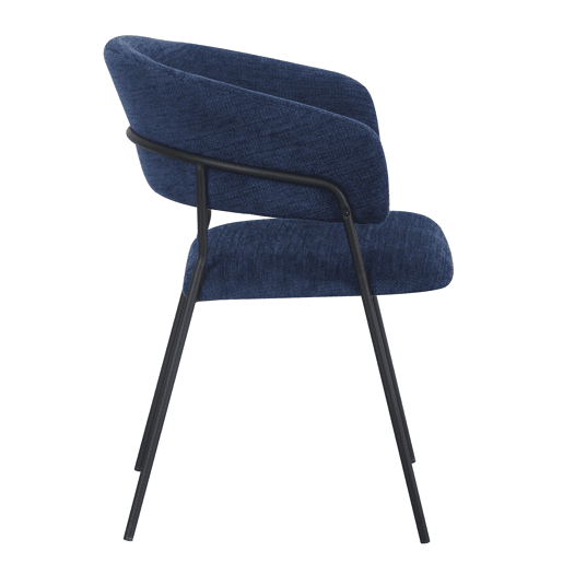 Conjunto de 4 cadeiras GLORIA cor azul Conjunto de 4 cadeiras GLORIA cor azul