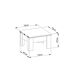 Mesa de centro elevable y extensible FILIPPA 75x47x75cm Mesa de centro elevable y extensible FILIPPA 75x47x75cm Blanco/ Madera