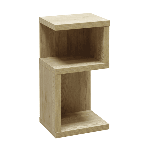 Mesa auxiliar LEADDER carvalho 35x70x29,5cm