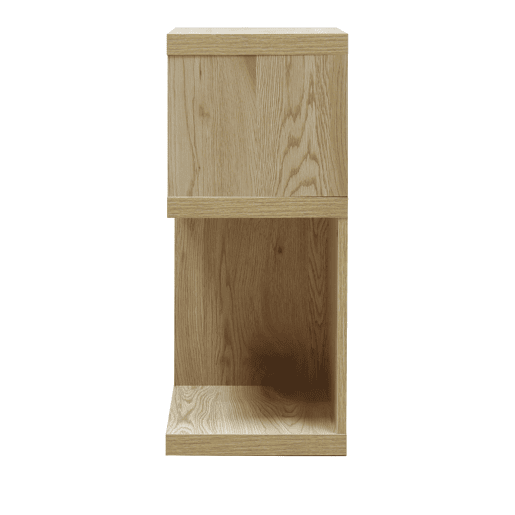 Mesa auxiliar LEADDER carvalho 35x70x29,5cm