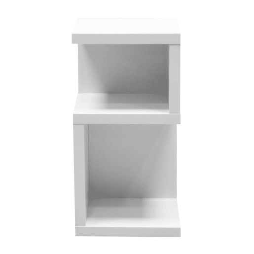 Mesa auxiliar LEADDER branco 35x70x29,5cm