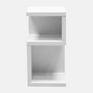 Mesa auxiliar LEADDER branco 35x70x29,5cm