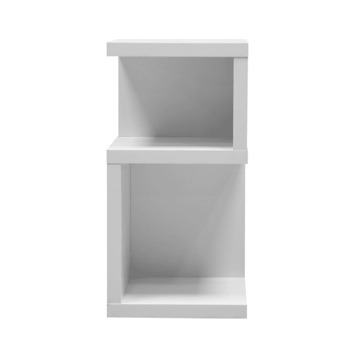 Mesa auxiliar LEADDER branco 35x70x29,5cm
