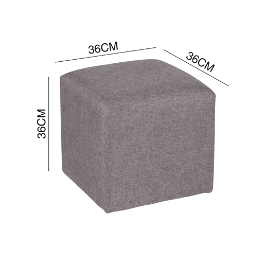 Conjunto de mesa de centro com puffs IDARA cor preta Conjunto de mesa de centro com puffs IDARA cor preta