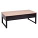 Mesa de centro elevable ALDA color madera y negro Mesa de centro elevable ALDA color madera y negro Negro/ Madera