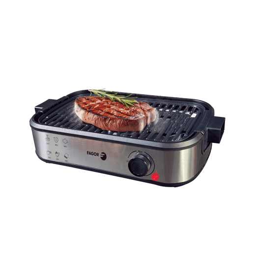 Grelhador FAGOR FGE1560 SMOKEFREE 1800W com extrator de fumo