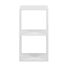 Estante CUBOX 2 compartimentos branco