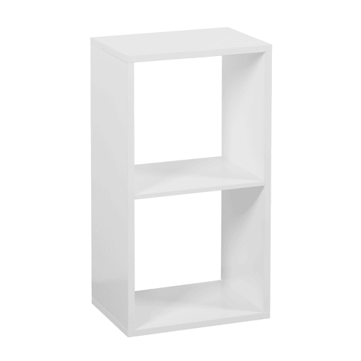 Estante CUBOX 2 compartimentos branco