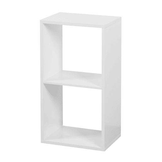 Estante CUBOX 2 compartimentos branco
