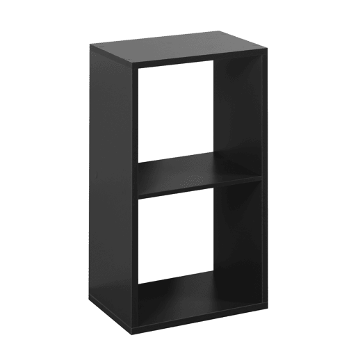 Estante CUBOX 2 compartimentos preto Estante CUBOX 2 compartimentos preto