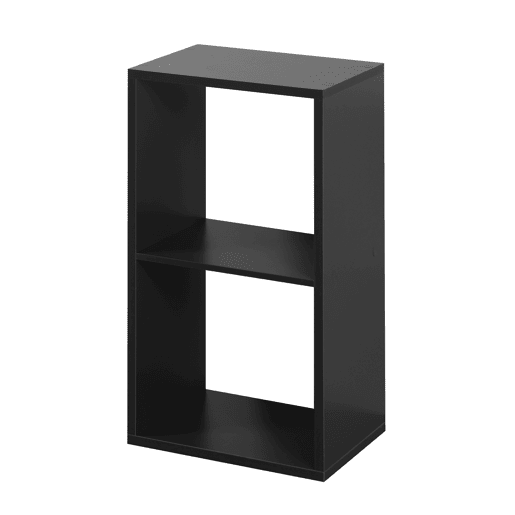 Estante CUBOX 2 compartimentos preto Estante CUBOX 2 compartimentos preto
