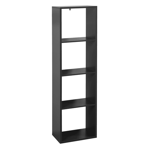 Estantes CUBOX 4 compartimentos preto