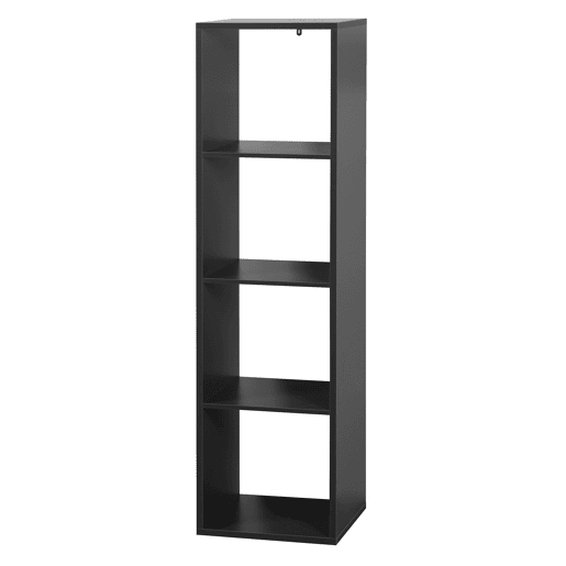 Estantes CUBOX 4 compartimentos preto