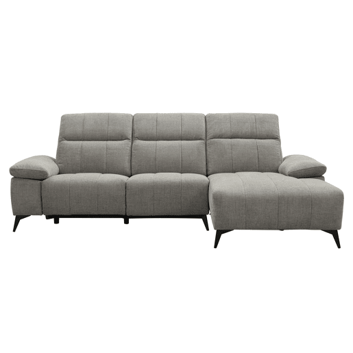 Chaise longue relax elétrico ANDY dereita 4 lugares cinza claro